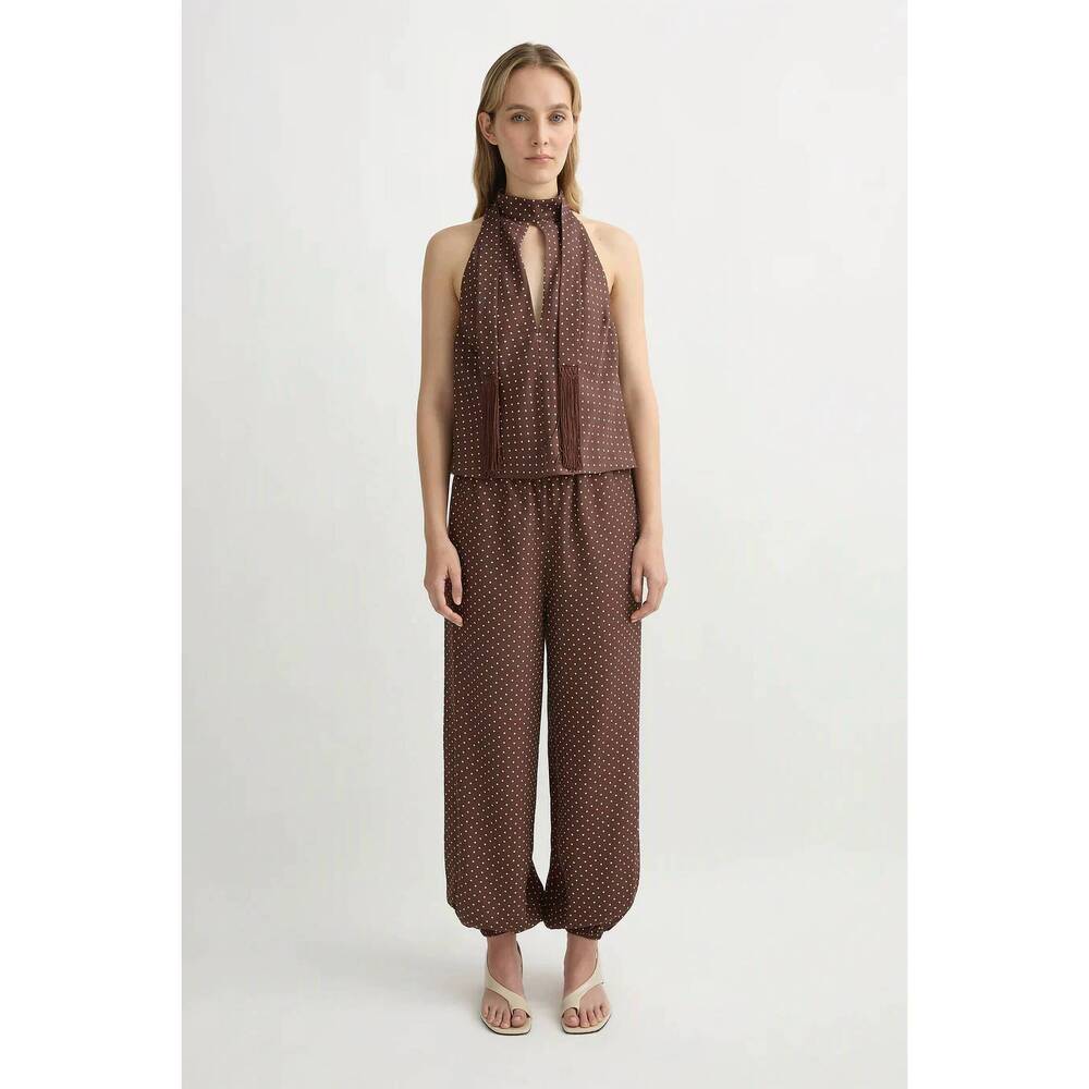 NEW POSSE phoebe top in chocolate/vanilla
